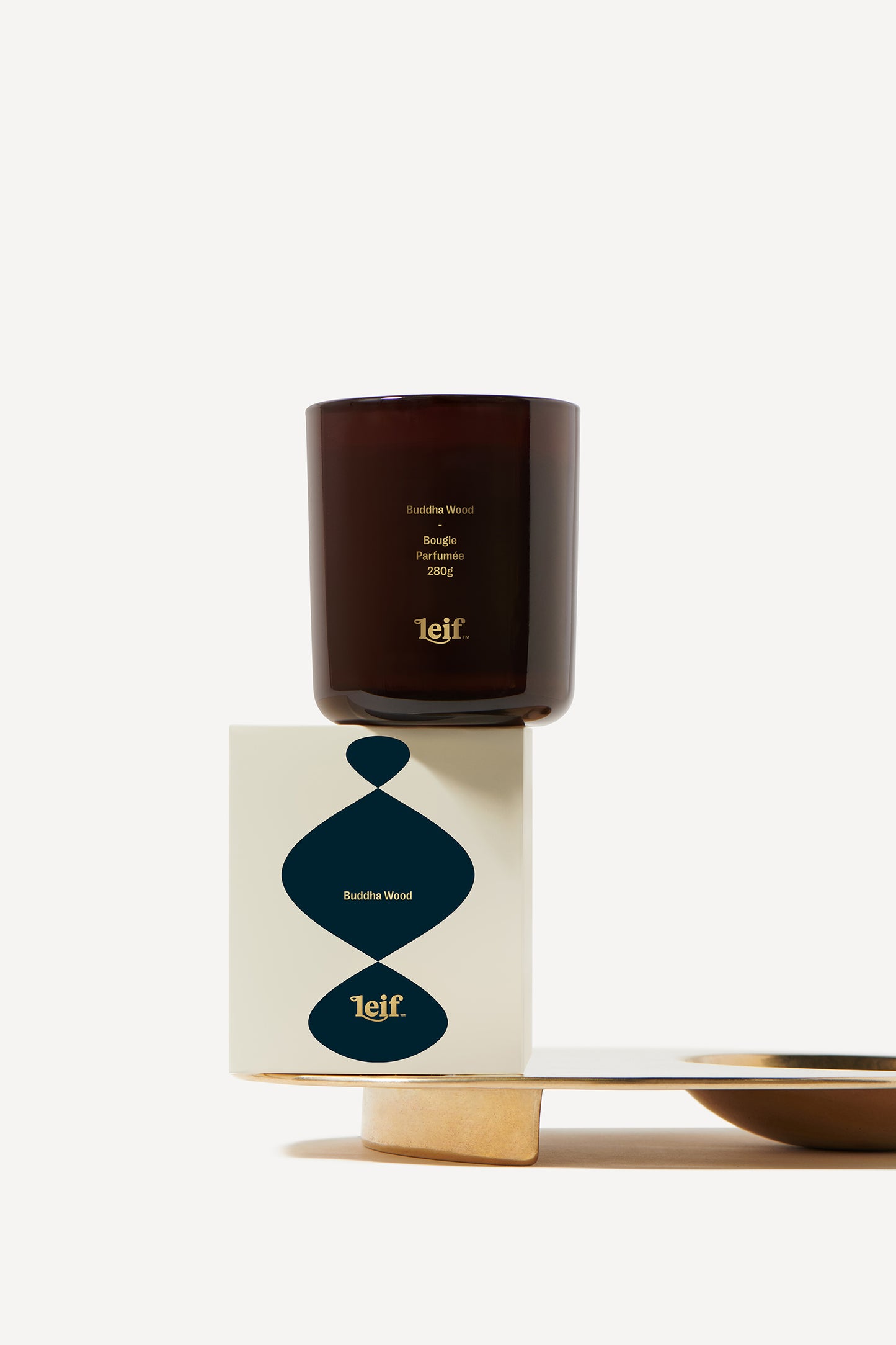 Buddha Wood Candle