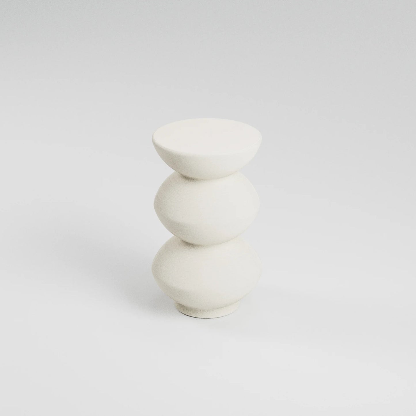Bubble Side Table Eggshell