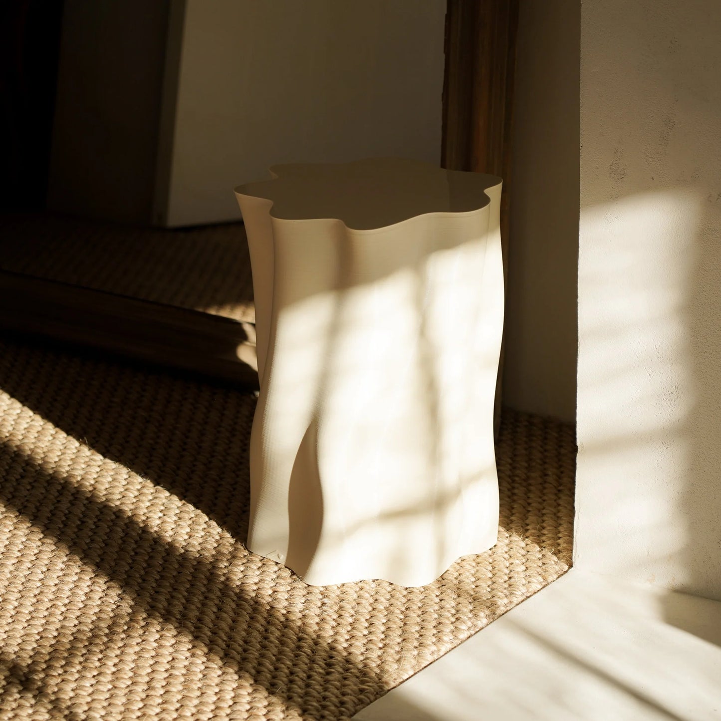 Lulu Stool Eggshell