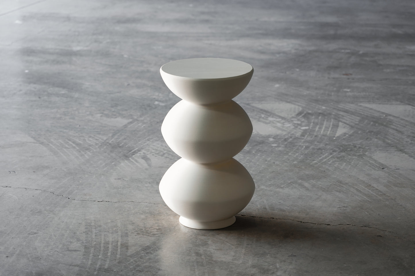 Bubble Side Table Eggshell