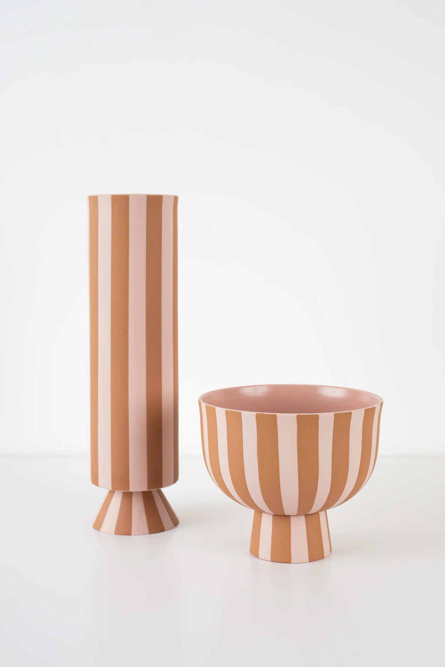 Toppu Vase Caramel & Rose