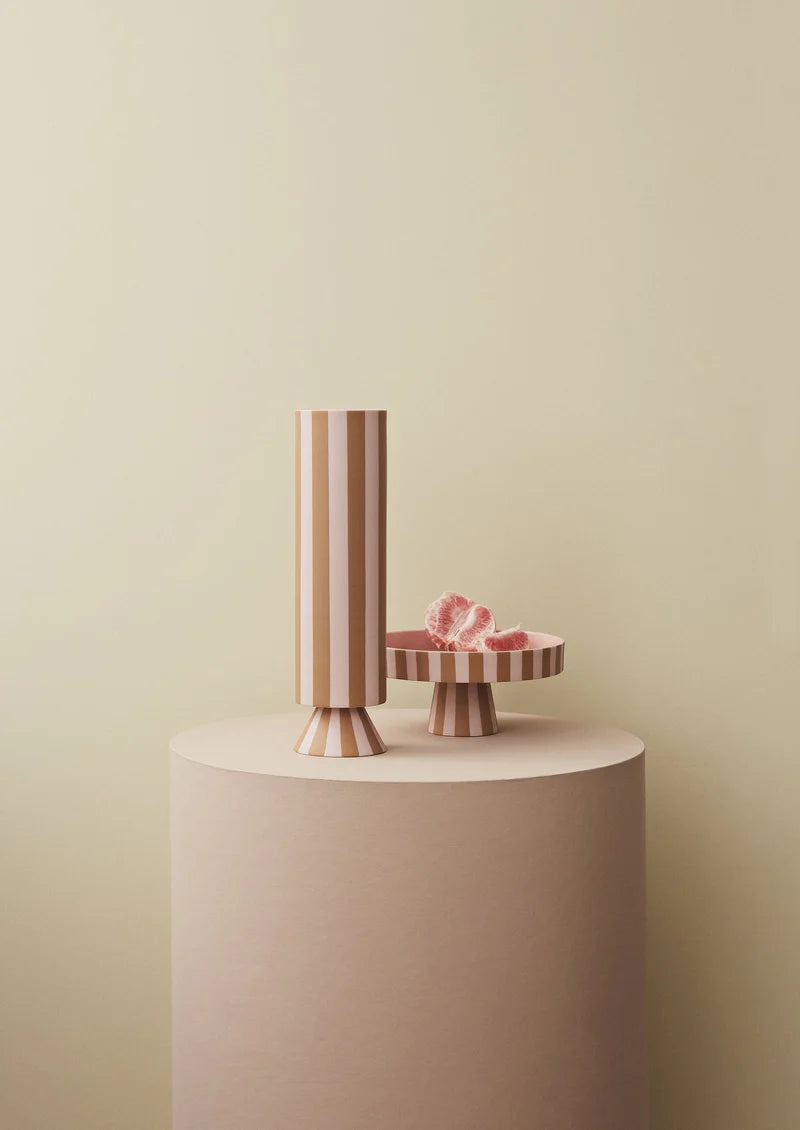 Toppu Vase Caramel & Rose