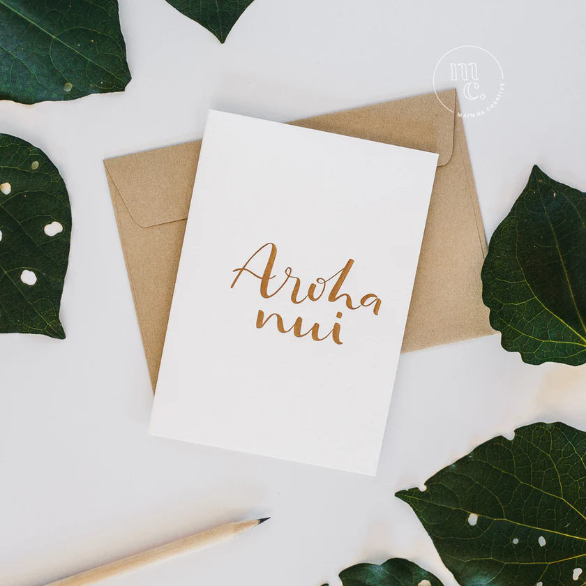 Aroha Nui Greeting Card