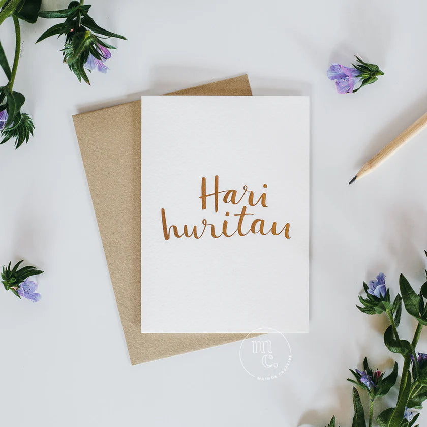 Hari huritau: Happy Birthday, Happy Anniversary Card