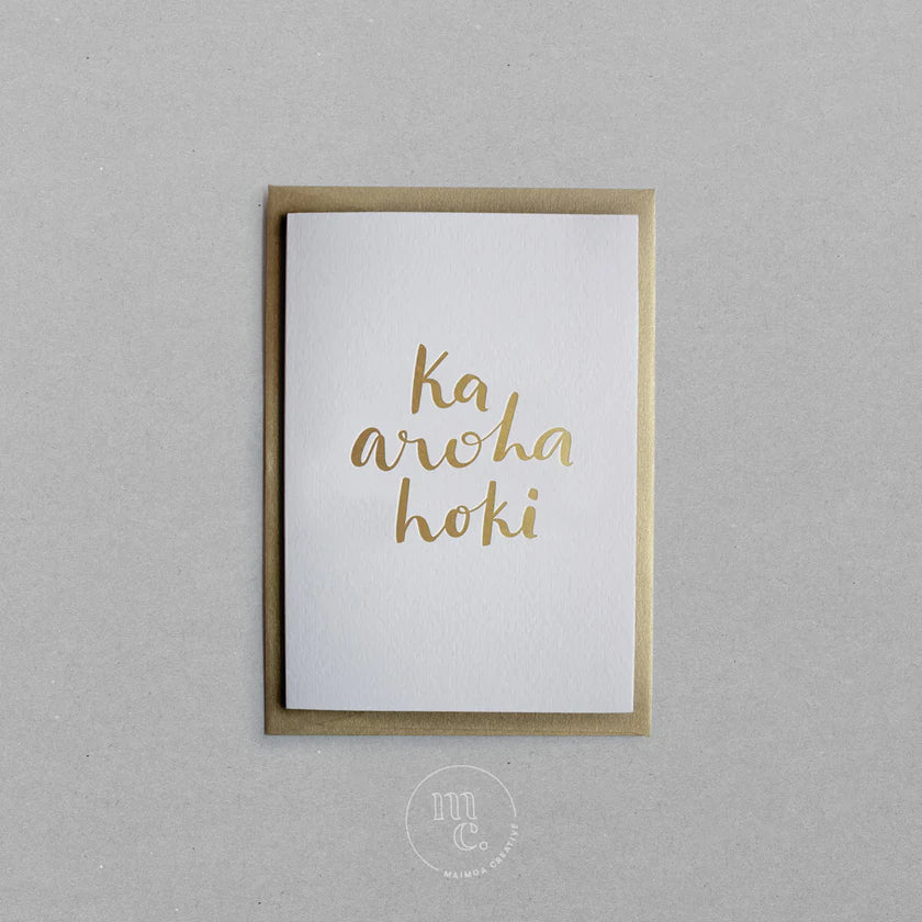 Ka Aroha Hoki Deepest Sympathy Card