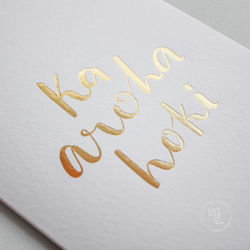 Ka Aroha Hoki Deepest Sympathy Card