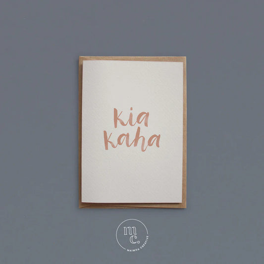Kia Kaha Greeting Card