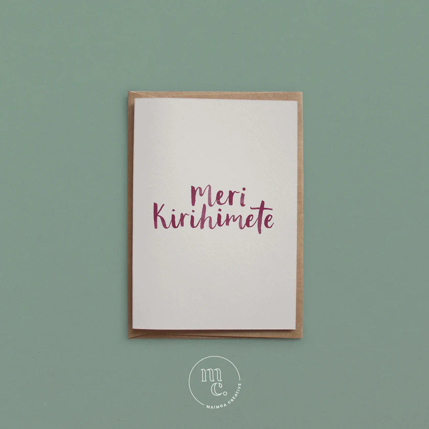 Meri Kirihimete Greeting Card