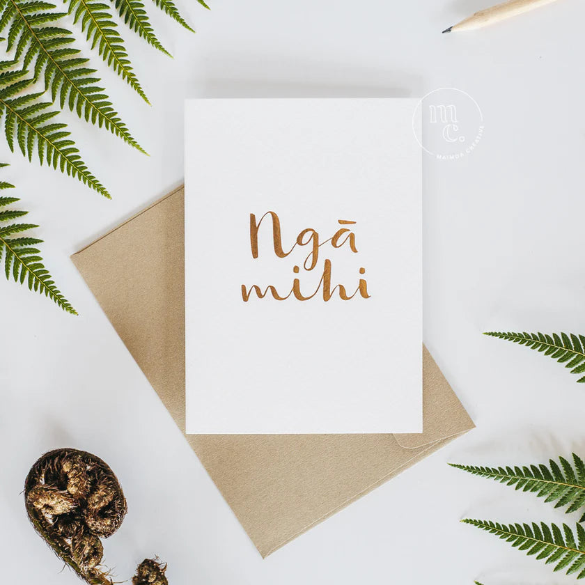 Ngā mihi Greeting Card