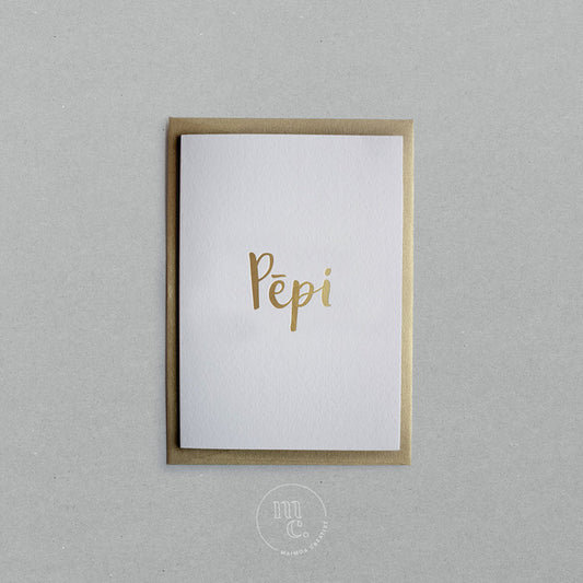 Pēpi Baby Card