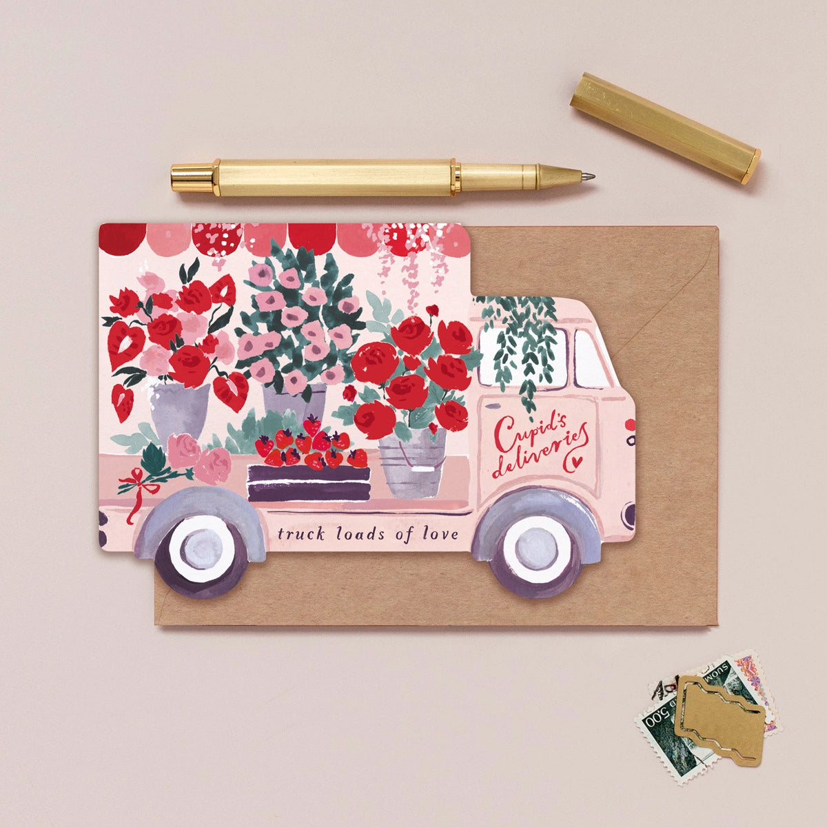 Truck Load of Love Card
