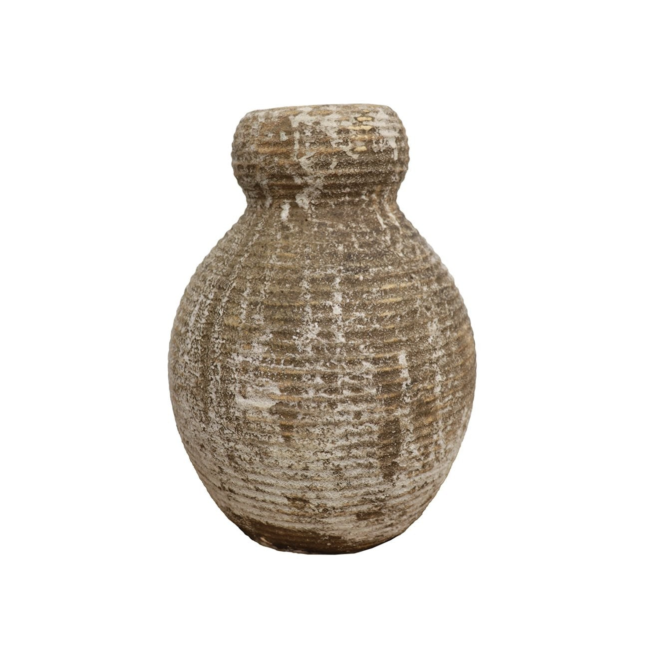 Earthenware Waisted Vessel Natural