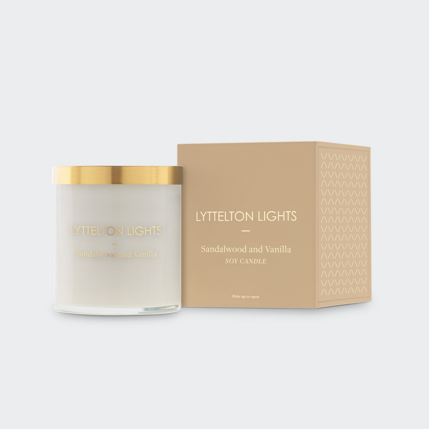 Sandalwood & Vanilla Candle | Lyttelton Lights