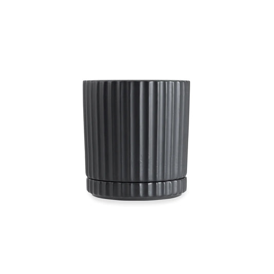 Medium Athens Plant Pot Black