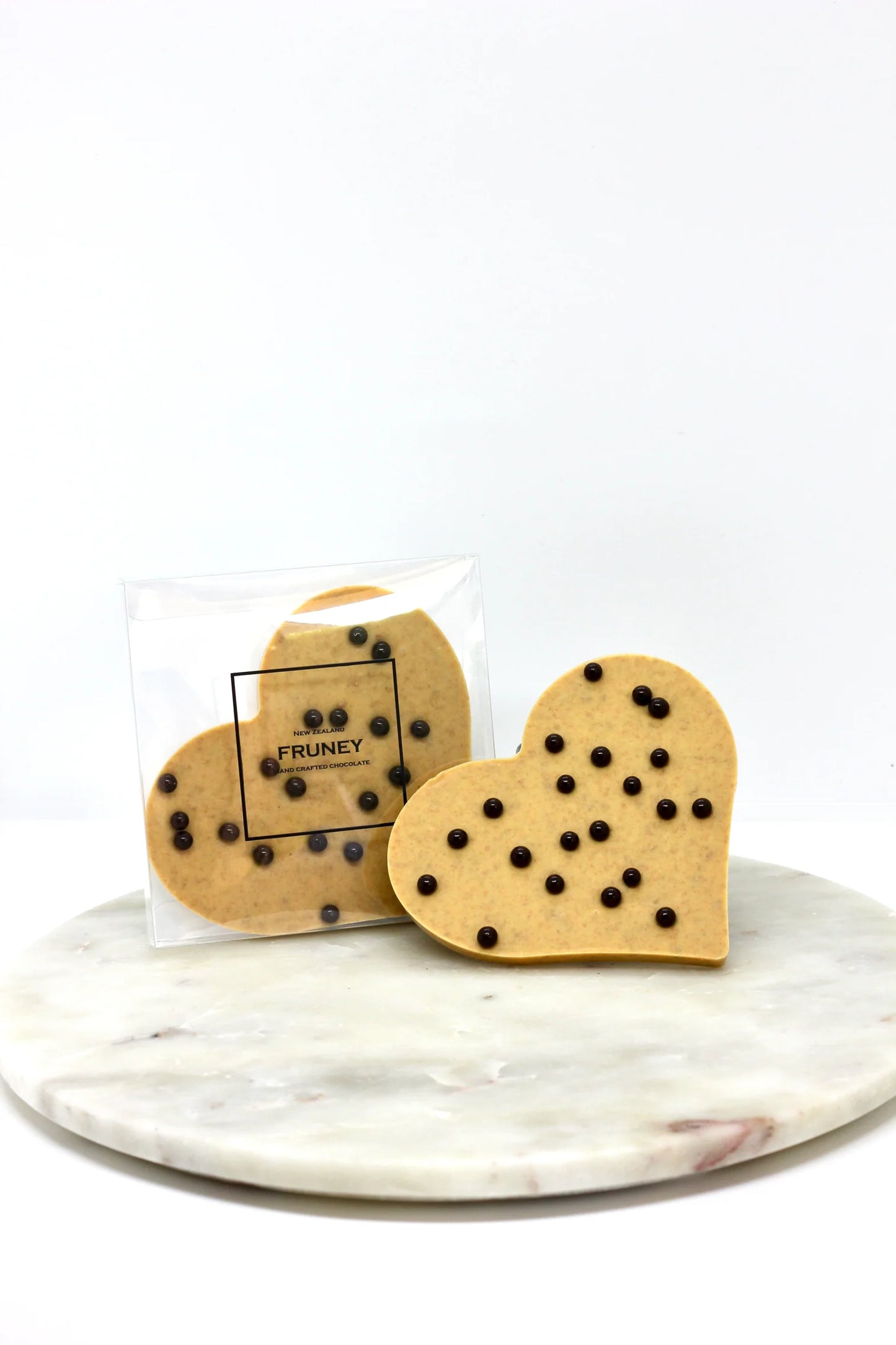 Valentines Chocolate Heart - Caramel Biscoff