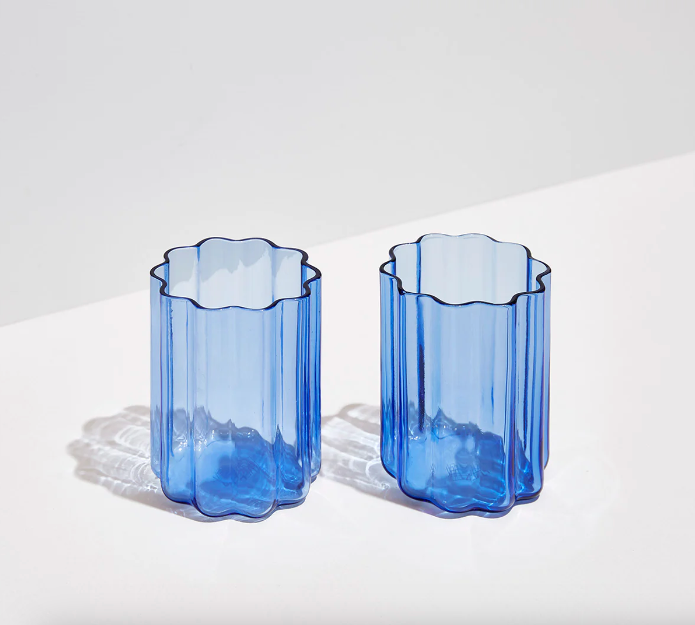 Wave Glass Set Blue | Fazeek