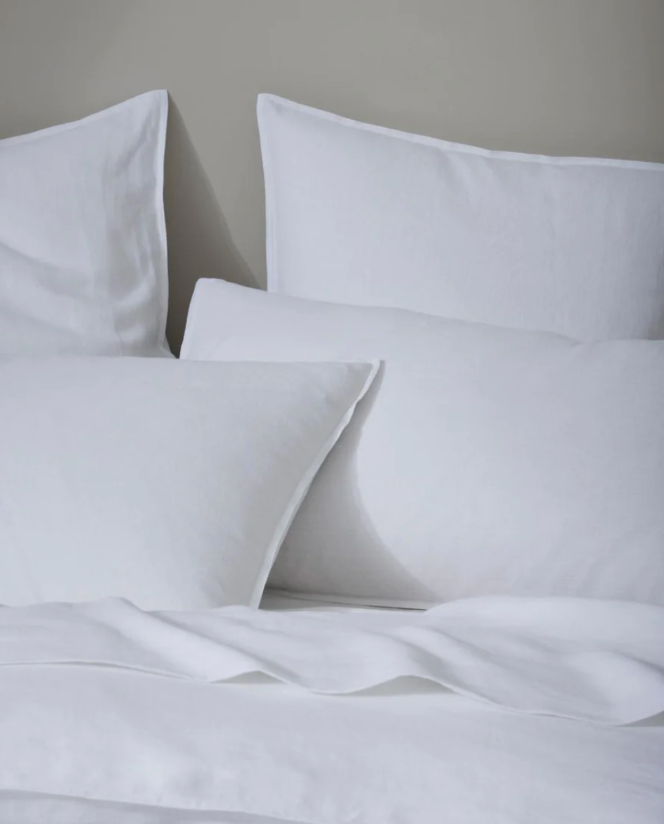 Ravello Standard Pillow Case Pair | White