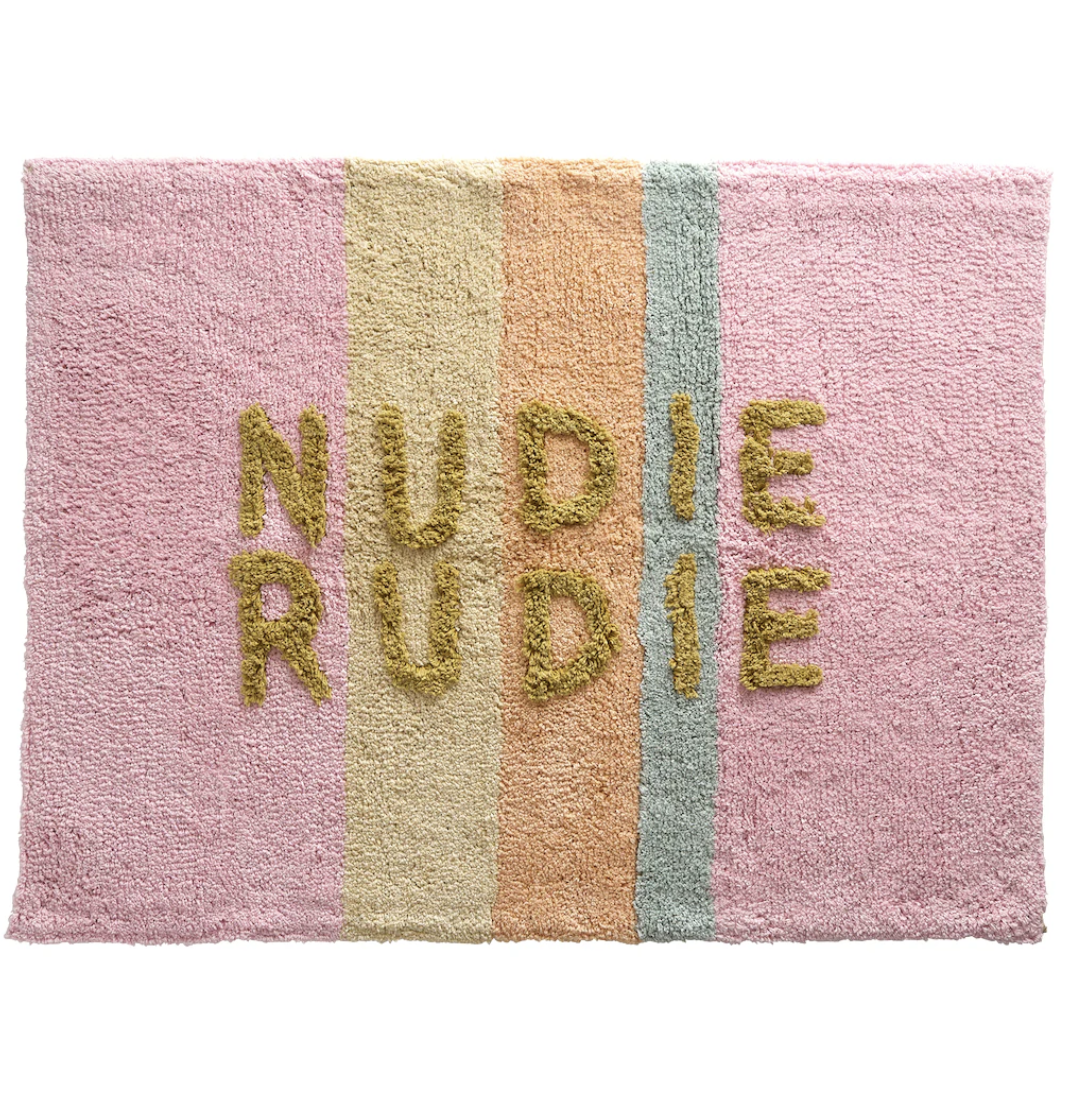 Nudie Rudie Bath Mat Bubblegum