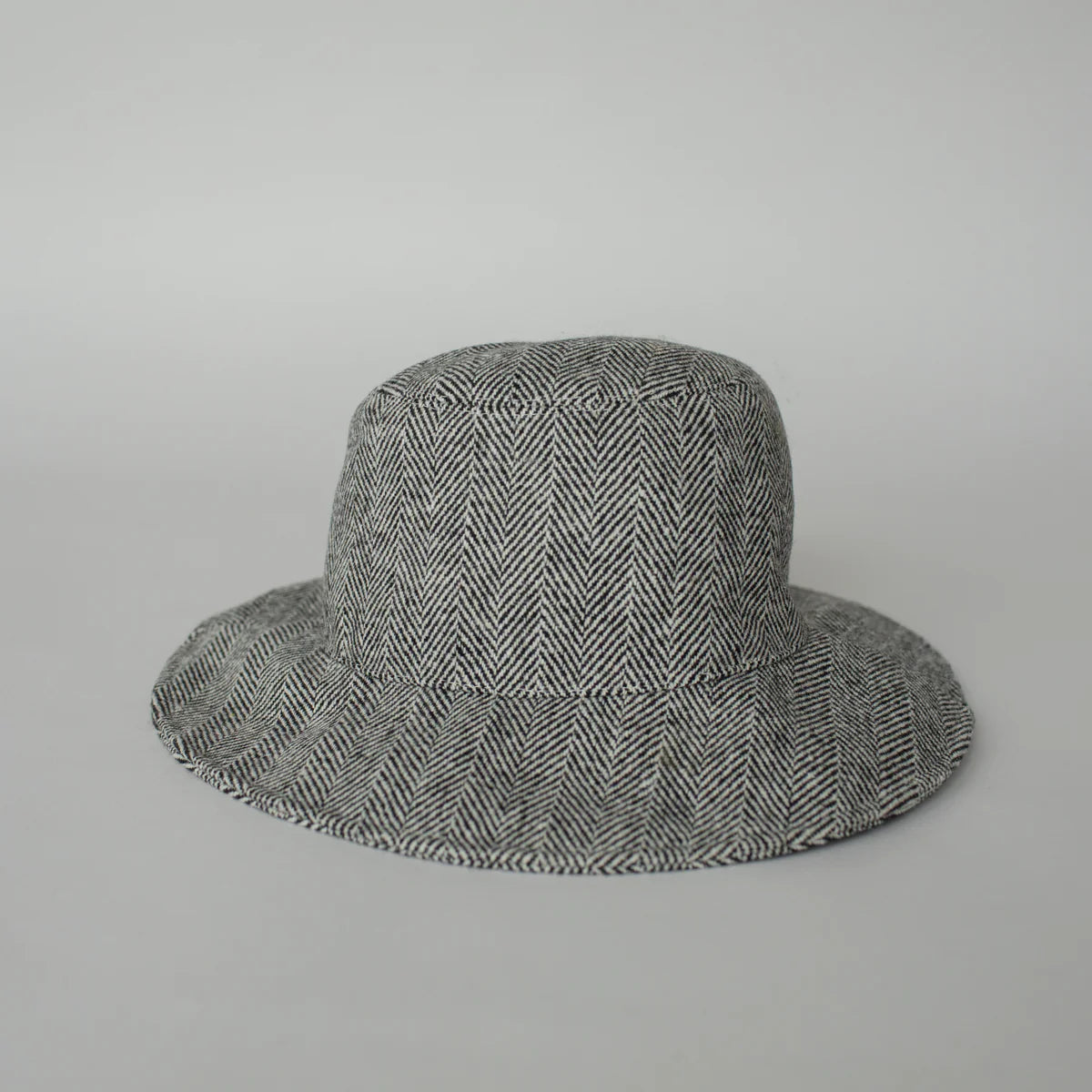 Wool Bucket Hat Herringbone